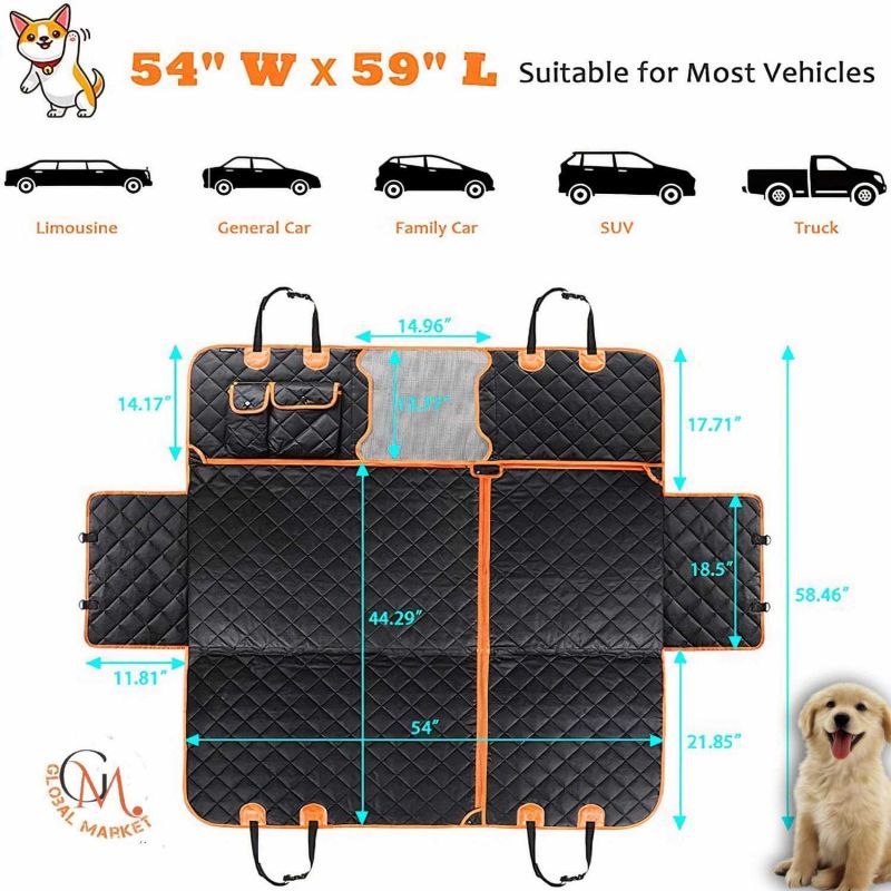 🚗Husa scaun auto Comfy Cruiser™ cu fund dur🐶