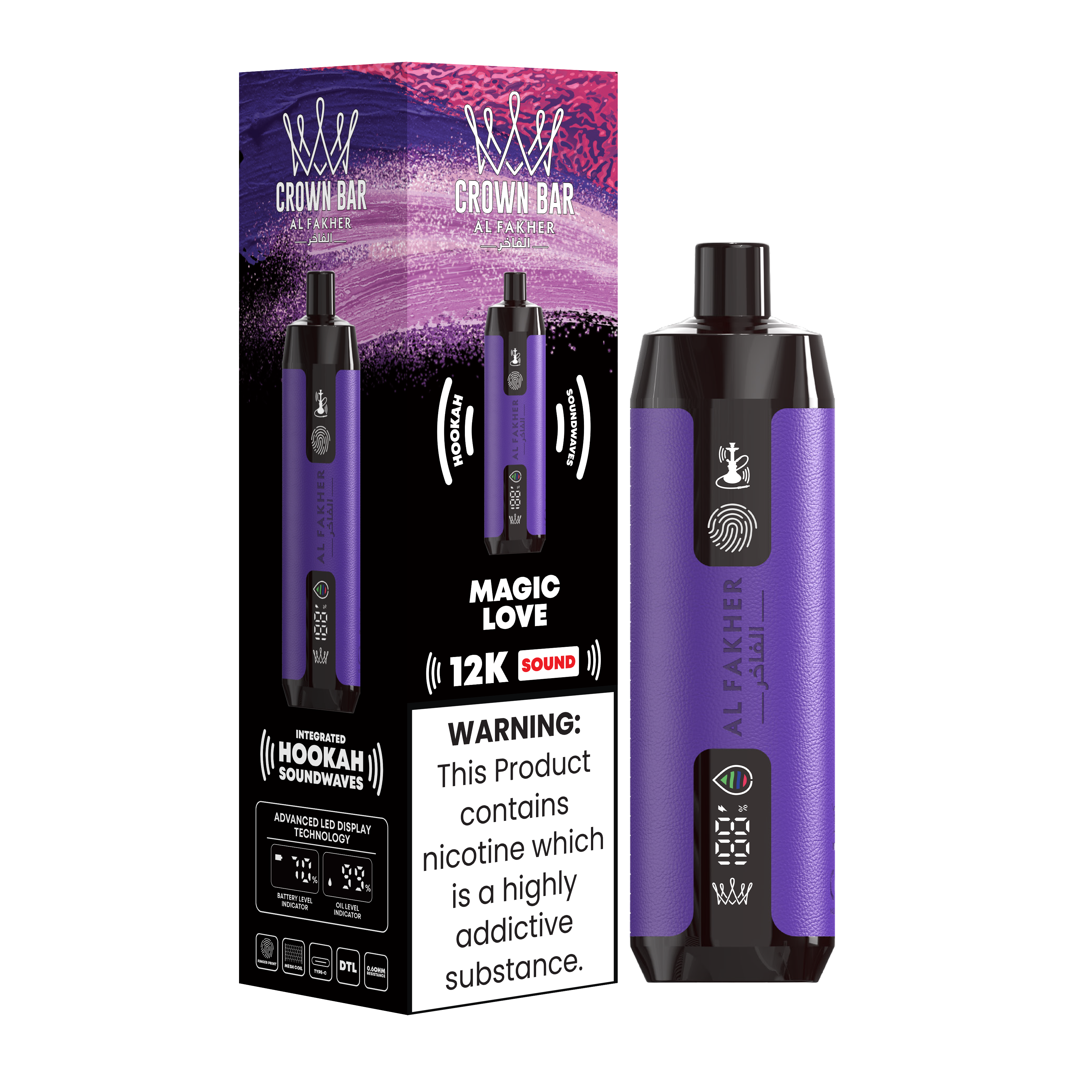 AL Fakher 12000 bułeczek Soundwaves- 10 smaków (🎁Kreatywne i zabawne)