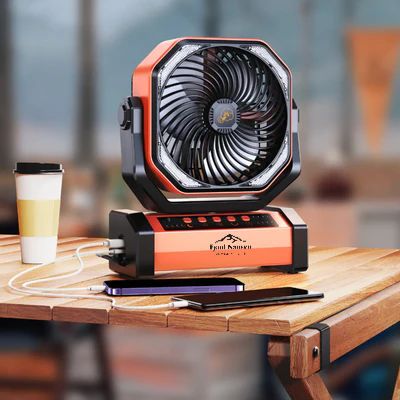 【Fjord Nansen】 Ventilator portabil de camping puternic 3 în 1🏕