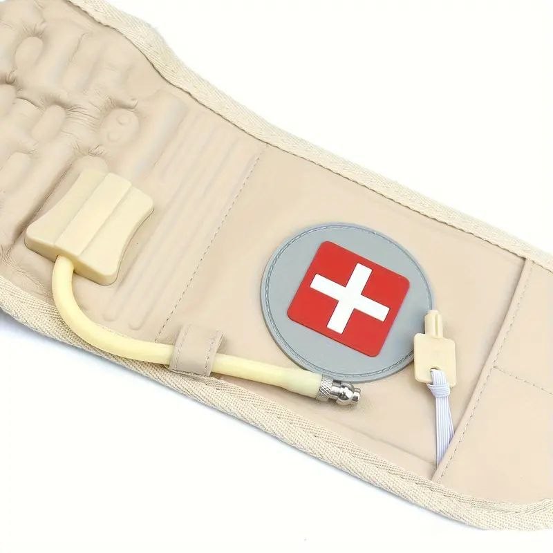 👴Centura gonflabilă pentru talie Centura de tracțiune lombară Centura de fixare lombară pentru hernie de disc lombară Centura de tracțiune pentru talie Suport universal pentru talie Sport