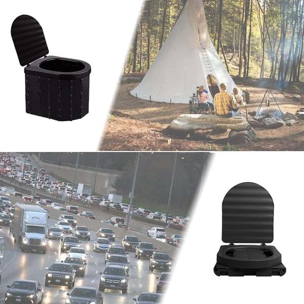 🚽Toaletă pliabilă mobilă convenabilă