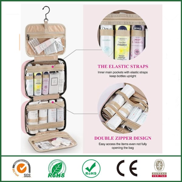 👍Perfect For Traveling🔥 - Toiletry Bag For Women With Hanging Hook