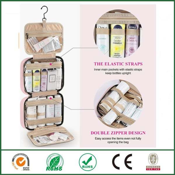 👍Perfect For Traveling🔥 - Toiletry Bag For Women With Hanging Hook
