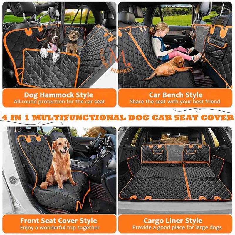🚗Husa scaun auto Comfy Cruiser™ cu fund dur🐶