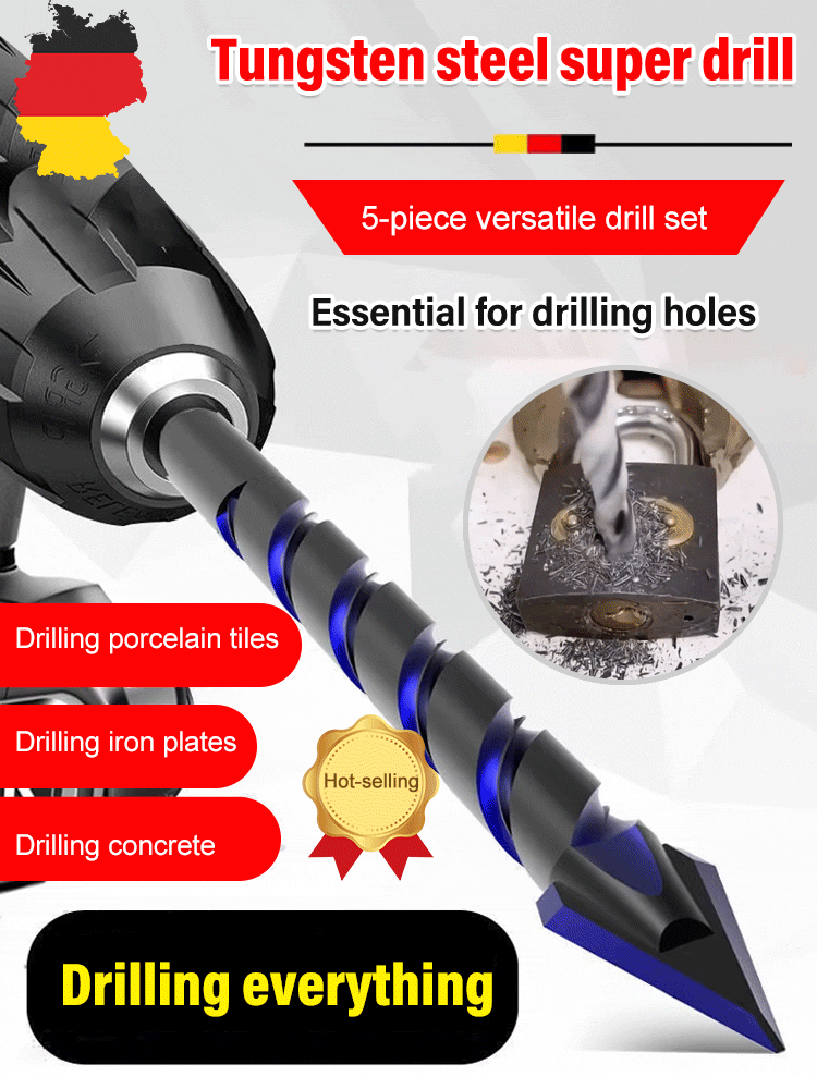 【5/10buc】Biți din oțel din tungsten german