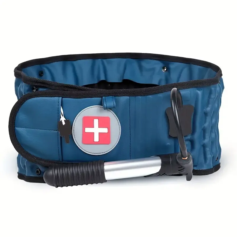 👴Centura gonflabilă pentru talie Centura de tracțiune lombară Centura de fixare lombară pentru hernie de disc lombară Centura de tracțiune pentru talie Suport universal pentru talie Sport