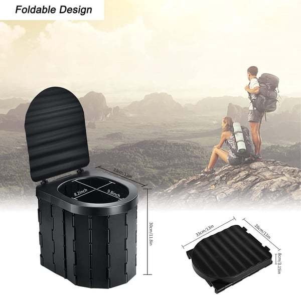 🚽Toaletă pliabilă mobilă convenabilă