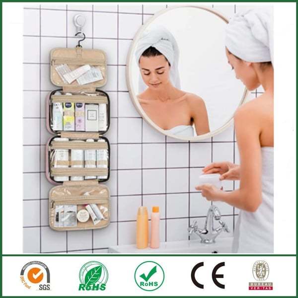 👍Perfect For Traveling🔥 - Toiletry Bag For Women With Hanging Hook