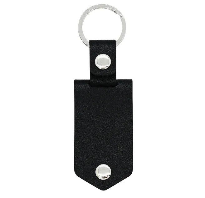 🎁Custom Leather Photo Text Keychain Gifts for Family🔑
