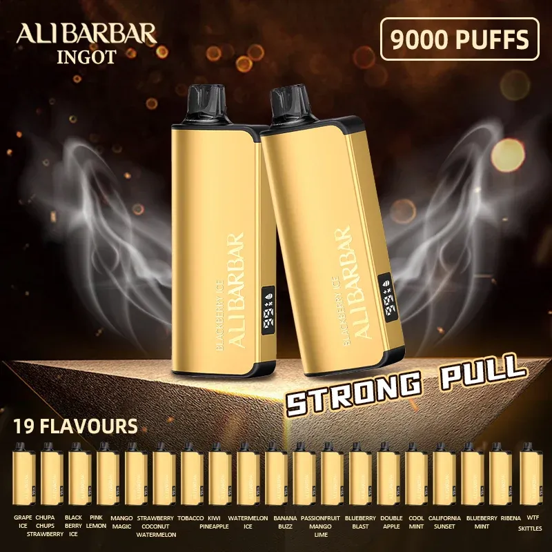 🥇Najlepszy wybór 2025 roku🥇 - Alibarbar Ingot 9000 PUFFS - Bezszwowy, wysokiej jakości design e-papierosa✨