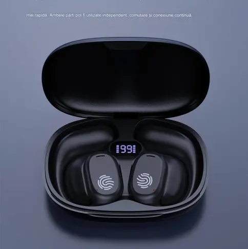 🎧Căști Bluetooth fără senzor de înaltă calitate a sunetului cu durată