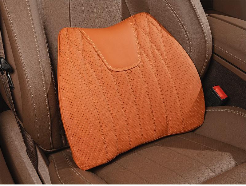 Sedačkový polštář z pravé kůže pro automobil a bederní polštář pro sedadlo