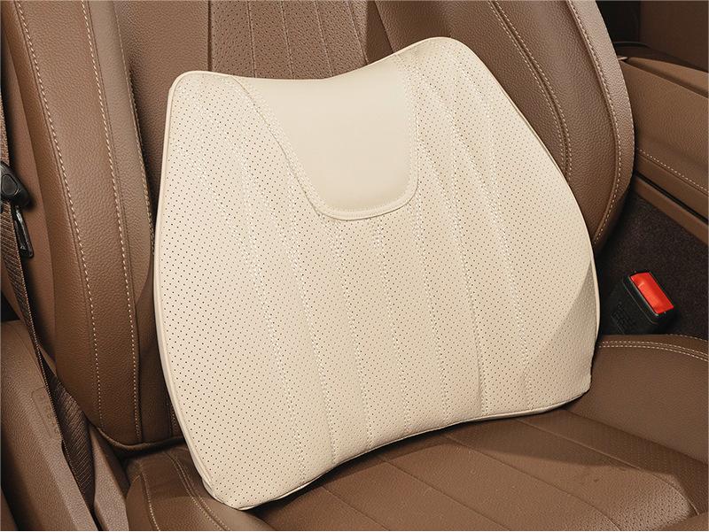 Sedačkový polštář z pravé kůže pro automobil a bederní polštář pro sedadlo