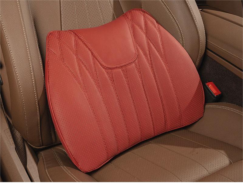 Sedačkový polštář z pravé kůže pro automobil a bederní polštář pro sedadlo