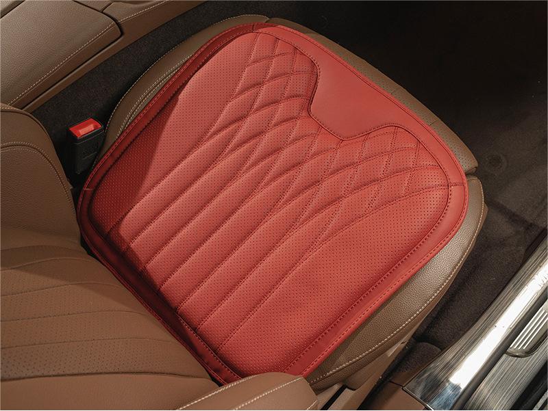 Sedačkový polštář z pravé kůže pro automobil a bederní polštář pro sedadlo