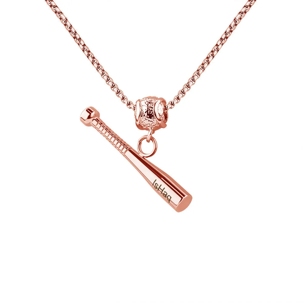 ⚾Colier personalizat cu numele campionului de baseball🏆