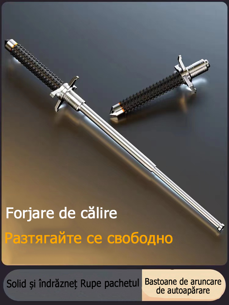 Bastonul telescopic portabil poate fi folosit pentru autoapărare - protejează-te pe tine și pe cei dragi și crește-ți încrederea în tine! ” 💪🌆