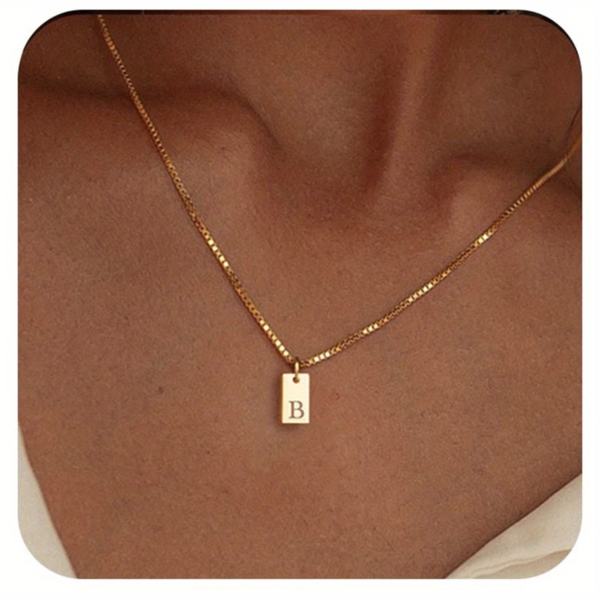 🎁 50% sleva na všechny produkty !🌟Náhrdelník s anglickými iniciálami Náhrdelník ze 14K zlata💫