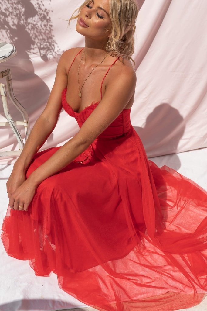 Modern-zi Prințesa de zi cu zi Chiffon Suspenders Party Maxi Dress