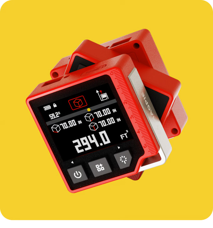 QUBE: Unghimetru digital 3 în 1, nivelator și telemetru