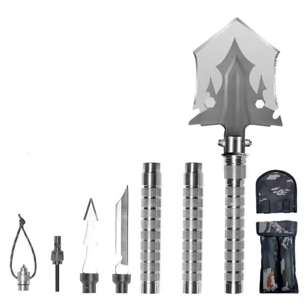 🏕️ Uma pá de sobrevivência versátil🔥💪