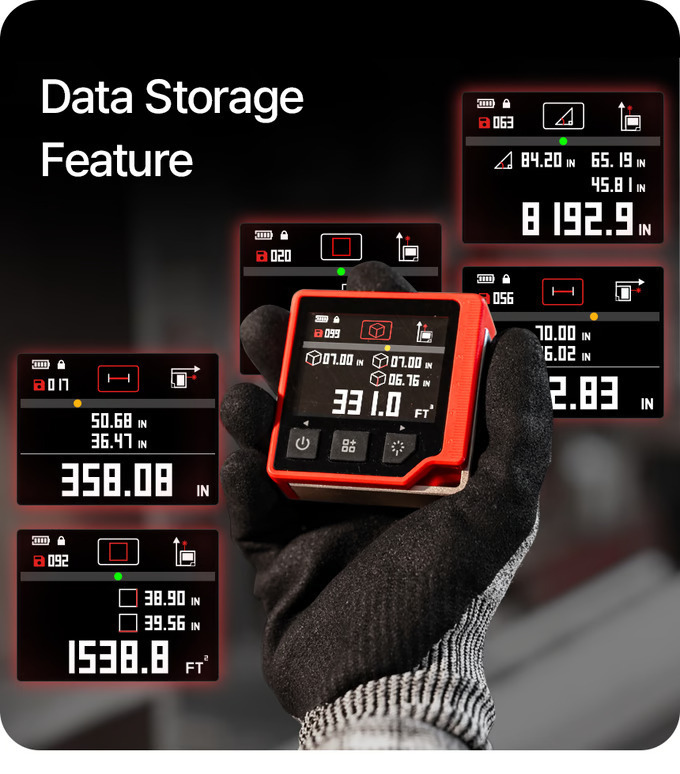 QUBE: Unghimetru digital 3 în 1, nivelator și telemetru