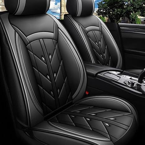 URINOVET GM 2017, 2018 Husă scaun auto 5 scaune față și spate Husă scaun piele impermeabilă și rezistentă la uzură (set complet de cafea cu perne)