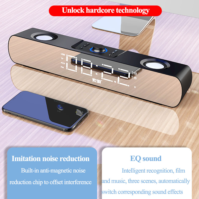 2023 NUEVO Altavoz Bluetooth SH16 Marcas de Alta Gama Importadas Altavoz de Barra de Subwoofer Estéreo Surround 6D