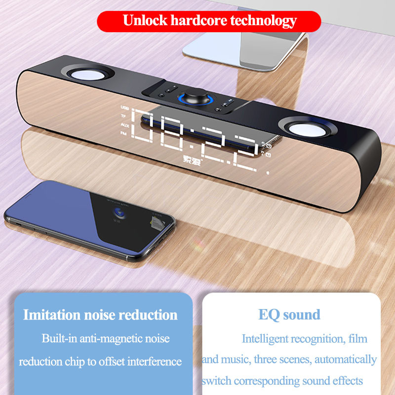 2023 NUEVO Altavoz Bluetooth SH16 Marcas de Alta Gama Importadas Altavoz de Barra de Subwoofer Estéreo Surround 6D