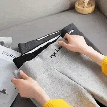 ✨ Pantaloni de iarnă de culoare uni, ușoare și calde