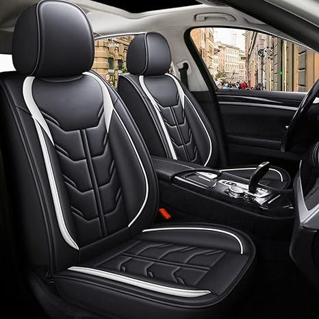 URINOVET GM 2017, 2018 Husă scaun auto 5 scaune față și spate Husă scaun piele impermeabilă și rezistentă la uzură (set complet de cafea cu perne)