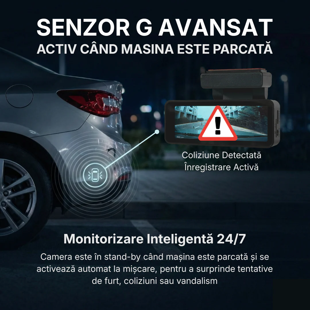 Camera Auto DVR MAXDRIVER® VISION 2 4K + Camera Spate Full HD