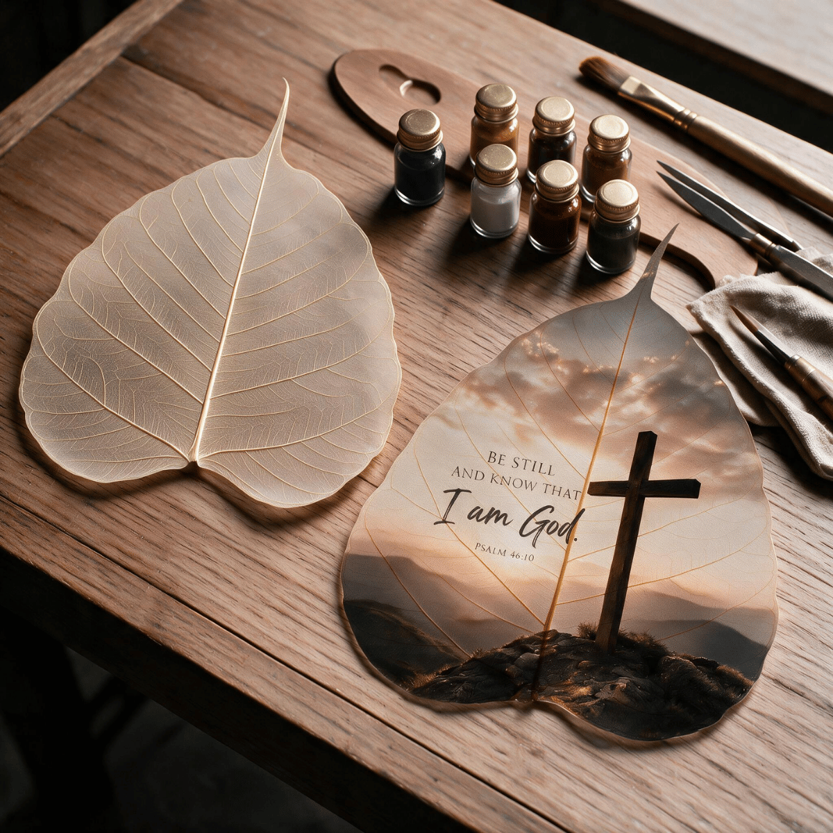 Stillness Leaf Art