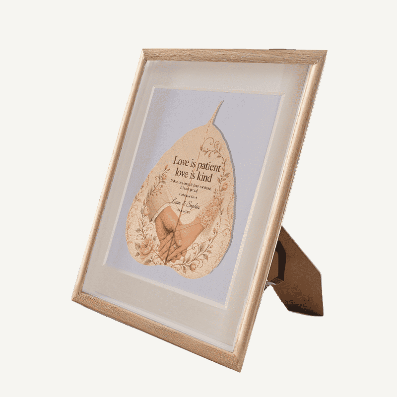 The Threads of Love | Custom Anniversary Leaf Art