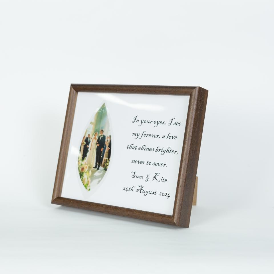 Personalised Leaf Carving Keepsake — Living Memories