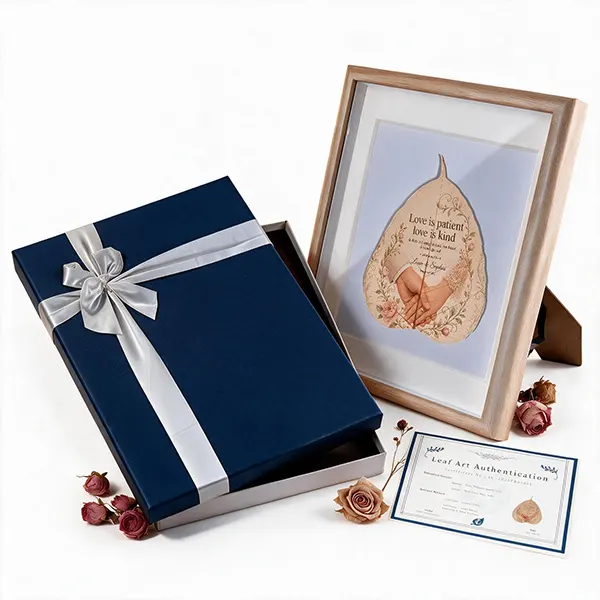 The Threads of Love | Customised Anniversary Leaf Art
