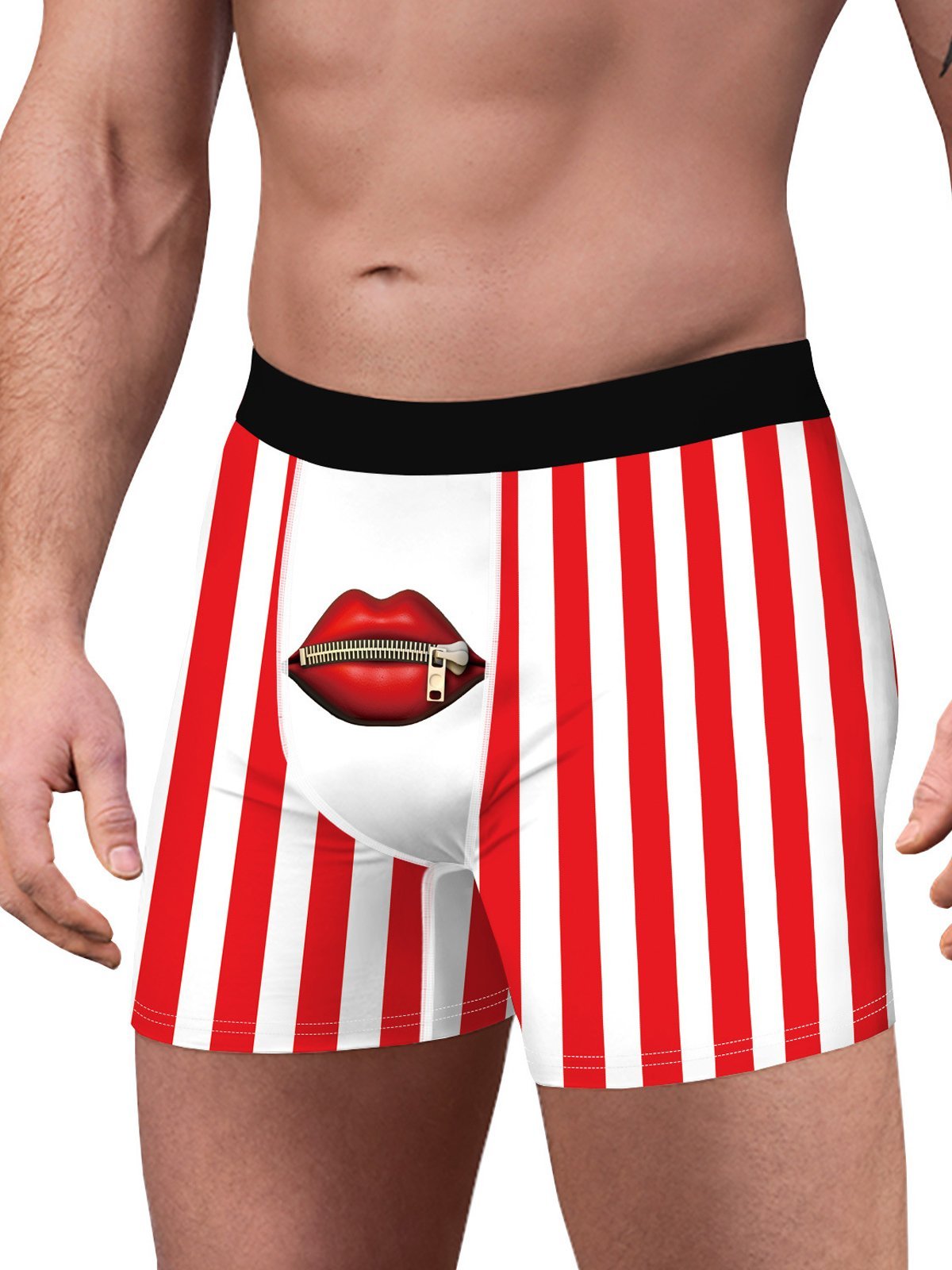 Amelolo Vintage Elephant Print Men's Boxer Briefs Swim Shorts