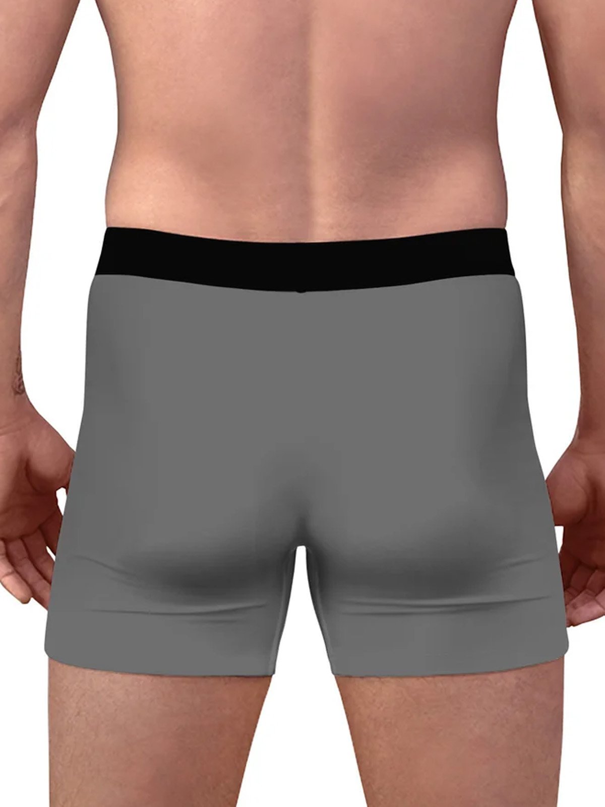 Amelolo Vintage Elephant Print Men's Boxer Briefs Swim Shorts