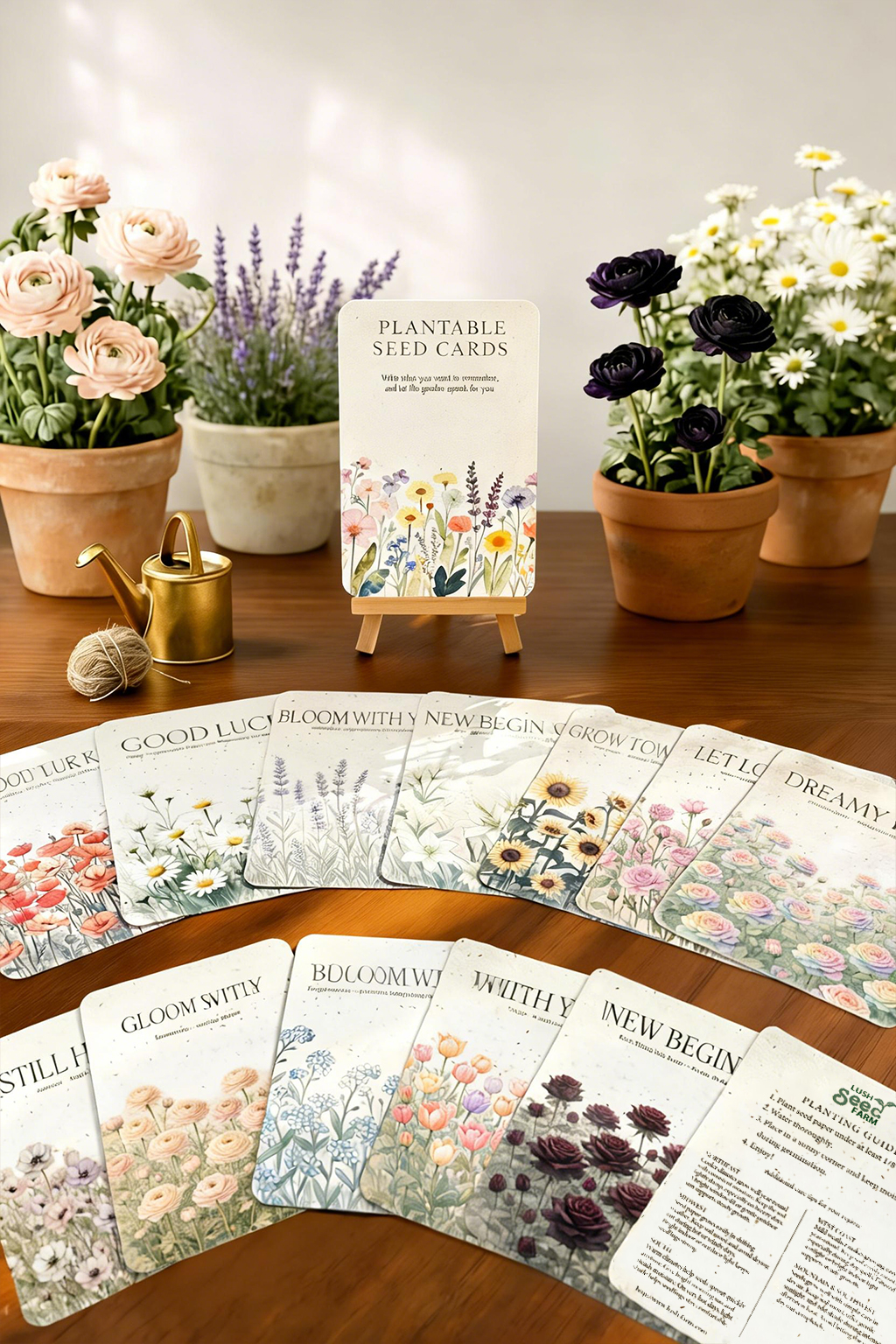 🎁New Arrivals 49% OFF Today🌱Plantable Seed Cards Set | Easy to Grow Year-Round