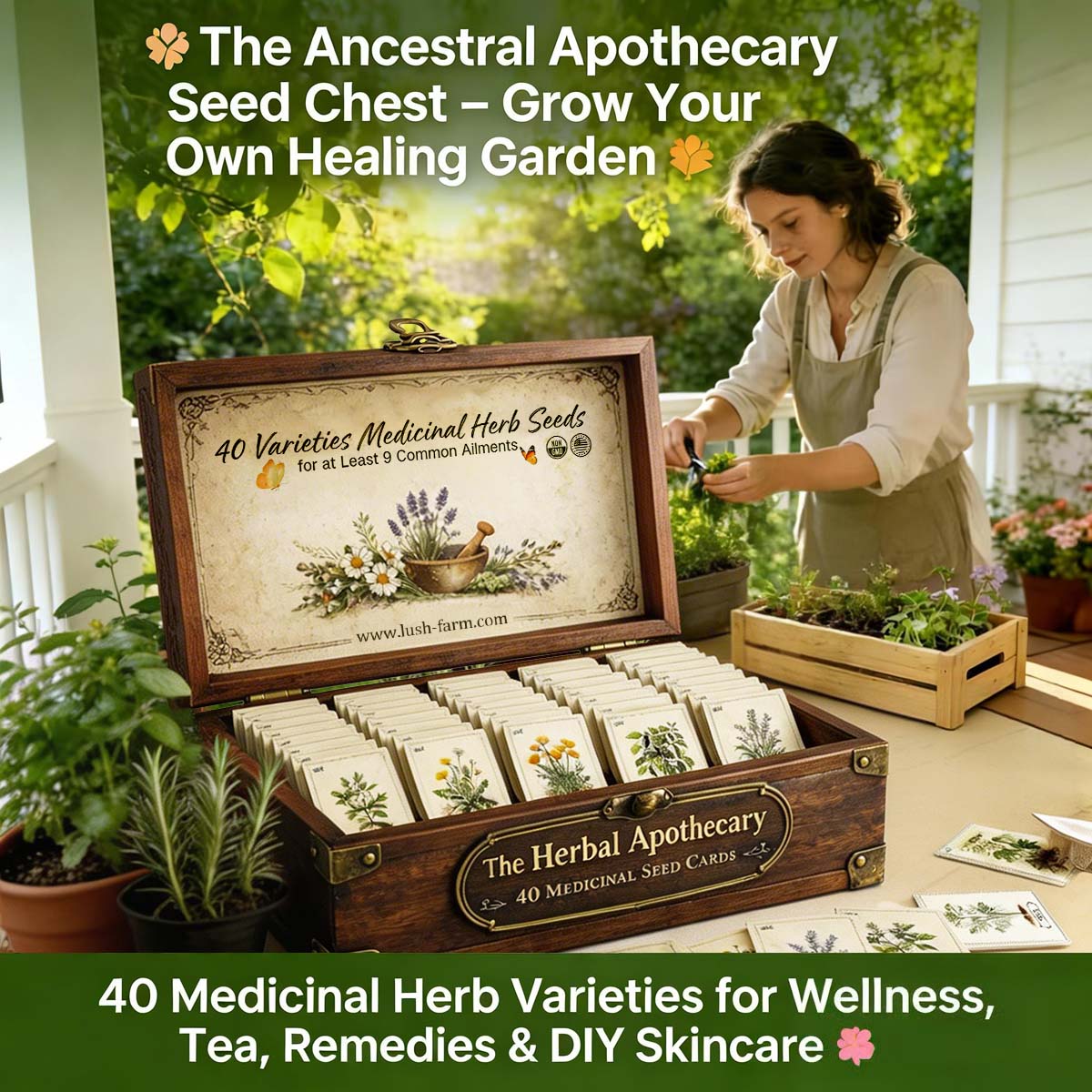 ✨New Arrivals 60% OFF Today🌱 - The Ancestral Apothecary Plantable Herb Seed Cards