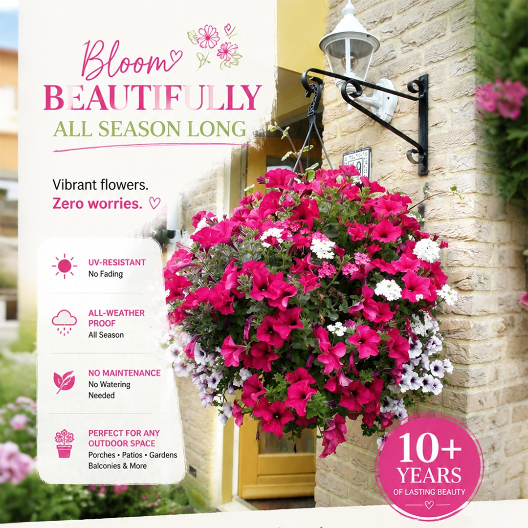 ✨Final Day Clearance 80% OFF✨ Lifelike Morning Glory Artificial Flowers for Outdoor Decor 🌸