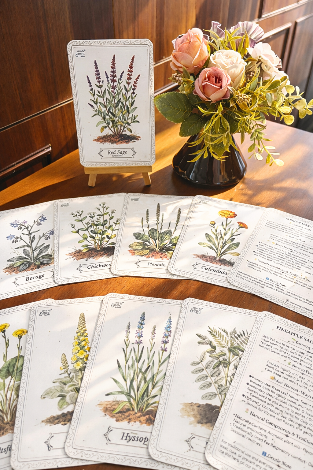 ✨New Arrivals 49% OFF Today🌱Plantable Flower Seed Cards Set | Easy to Grow Year-Round