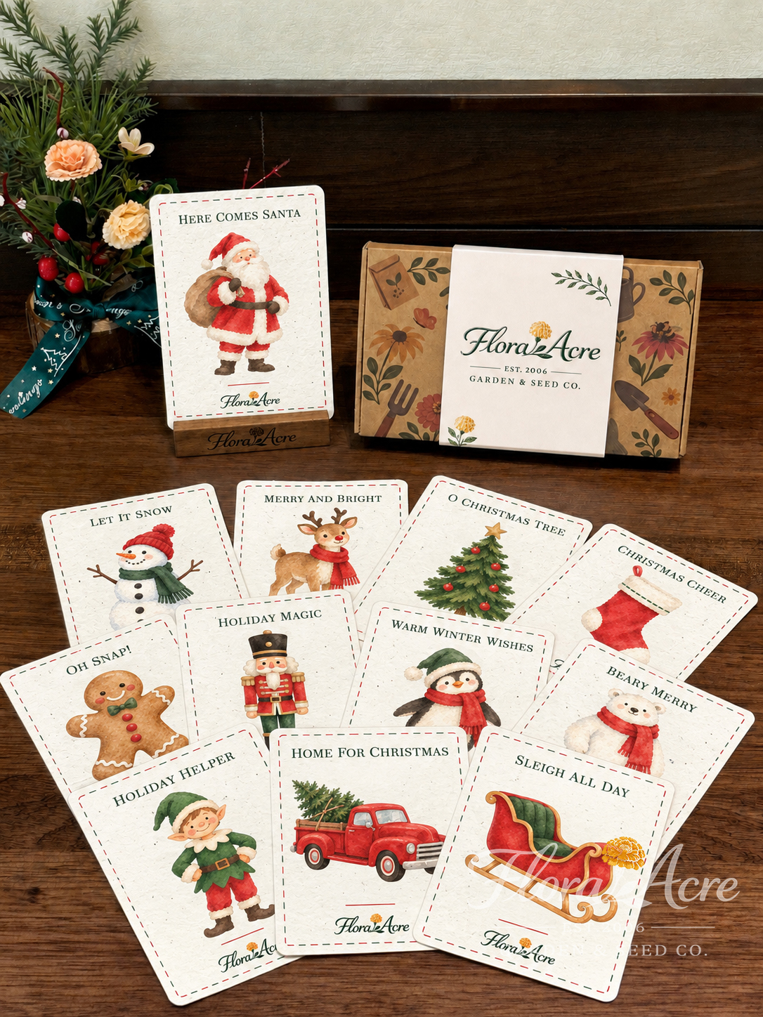 [Copy]✨Early Holiday Sale 45% OFF🌱Eco-Friendly  Plantable Christmas Cards