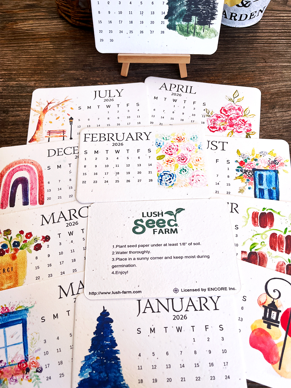 ✨New Arrivals 49% OFF Today🌱Eco-Friendly Plantable Seed Calendar 2026
