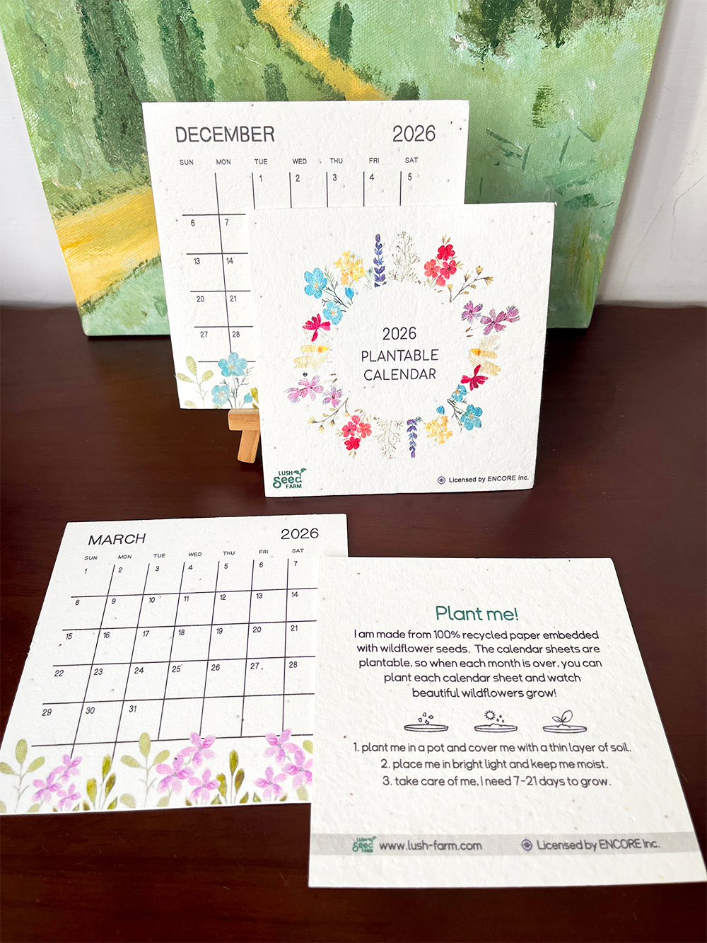 ✨Last Day 49% OFF ⏰ - 🌱Plantable Desk Calendar 2026 - Gift idea🎁