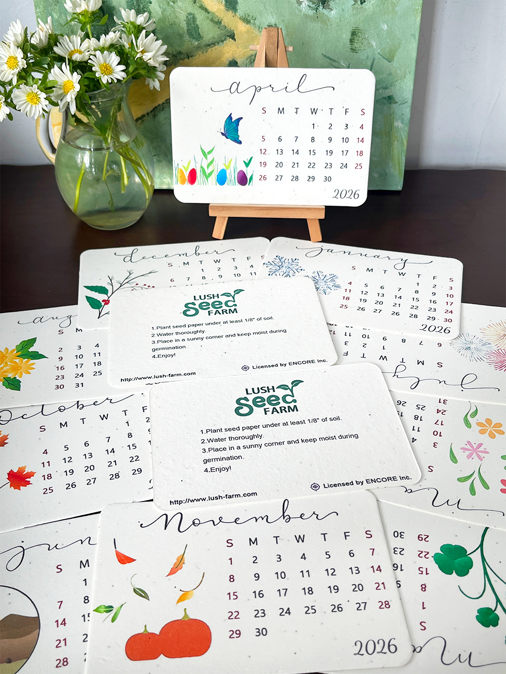 ✨New Arrivals 49% OFF Today🌱Eco-Friendly Plantable Seed Calendar 2026