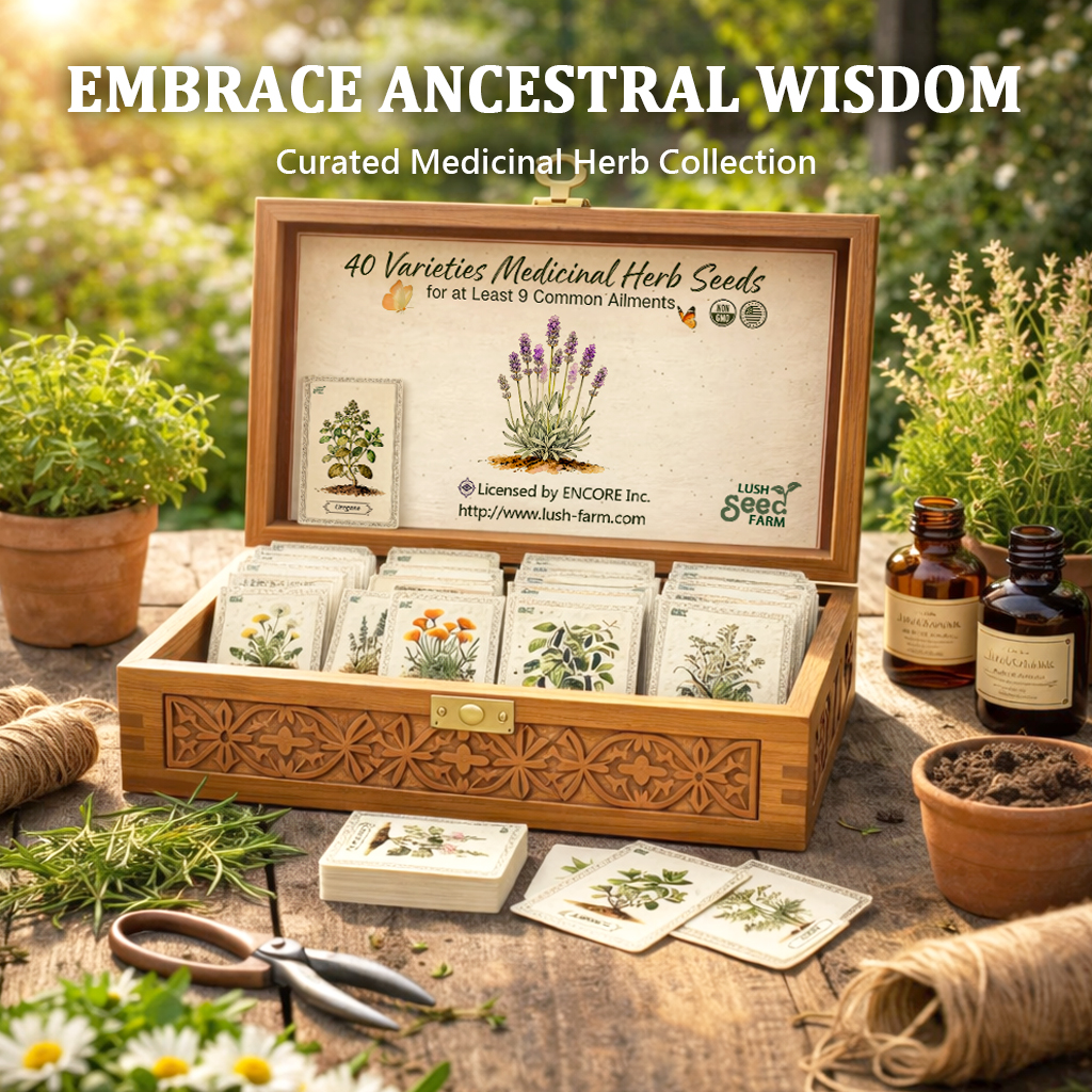 ✨【7 days germination】🌱The Ancestral Apothecary Plantable Herb Seed Cards