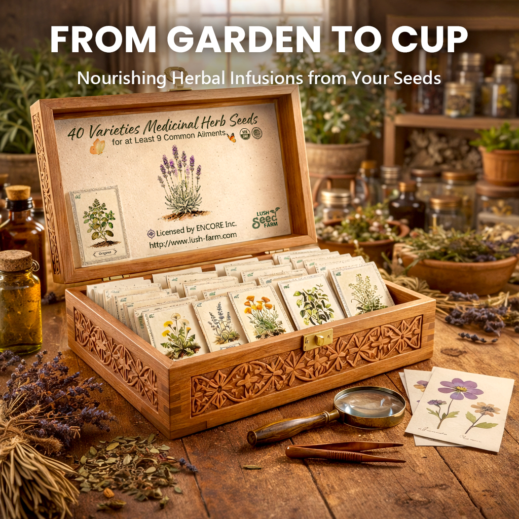 ✨【7 days germination】🌱The Ancestral Apothecary Plantable Herb Seed Cards