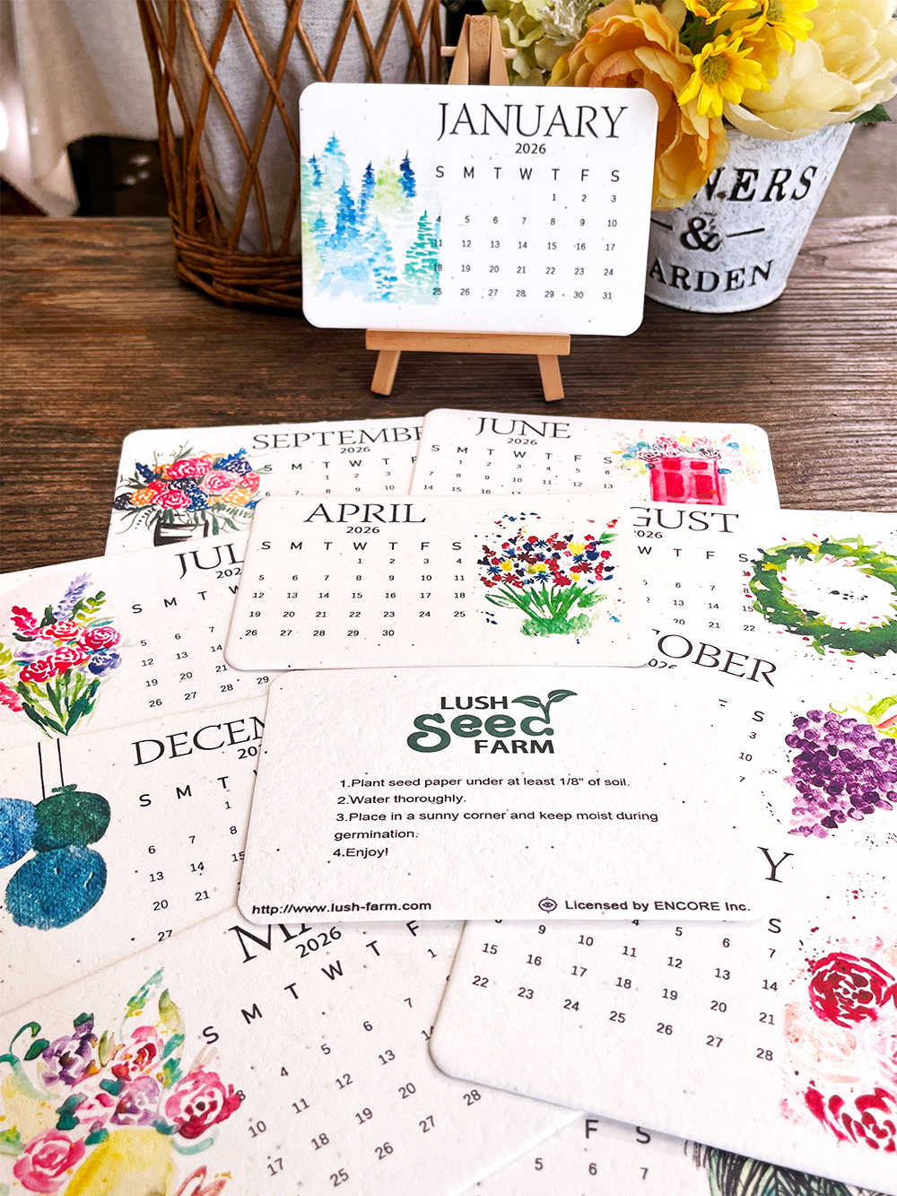 ✨New Arrivals 49% OFF Today🌱Eco-Friendly Plantable Seed Calendar 2026