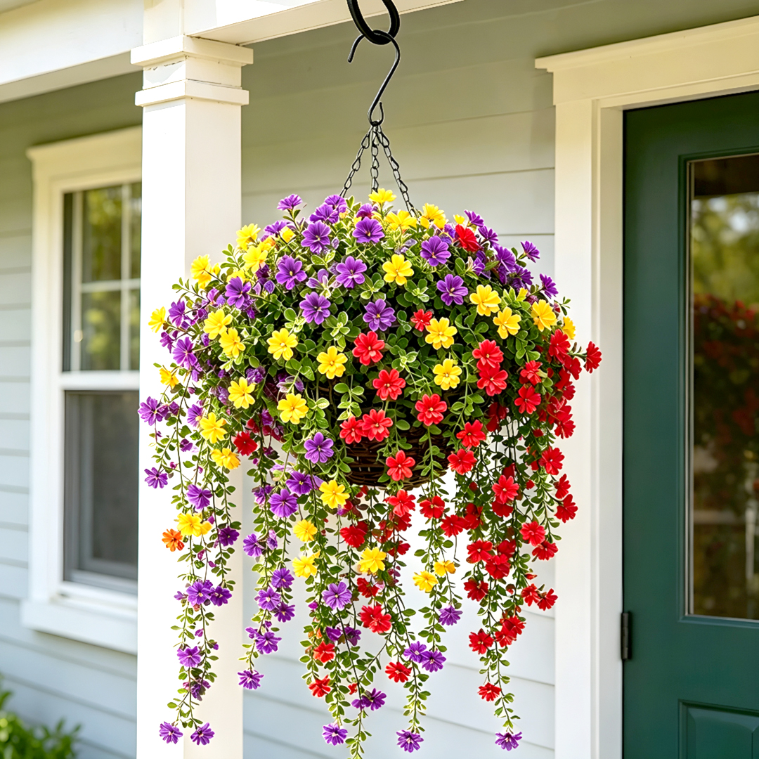 ✨Final Day Clearance 80% Off✨ UV-Resistant Eucalyptus Hanging Flowers - Make Your Porch Bloom Instantly🌸